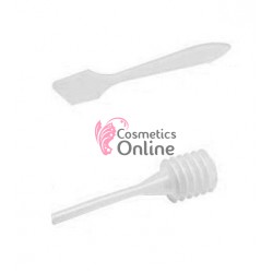 Pipeta pentru solutii lichide din plastic + Spatula, set 2 piese PSP2